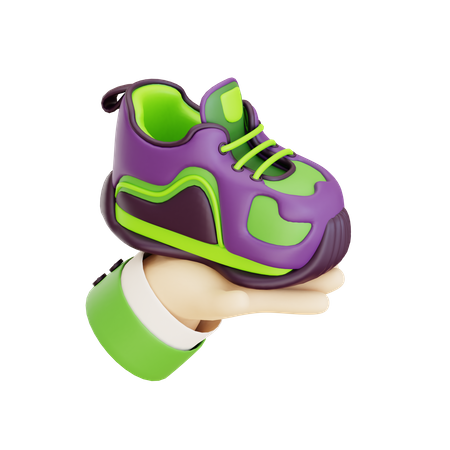 Zapatos de mano  3D Icon