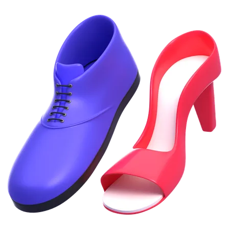 Zapatos de novia  3D Icon