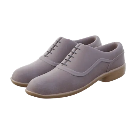 Zapatos oxford de hombre  3D Icon