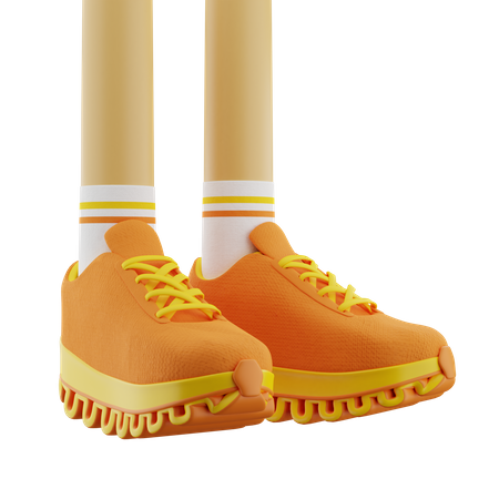 Zapatos piernas  3D Icon
