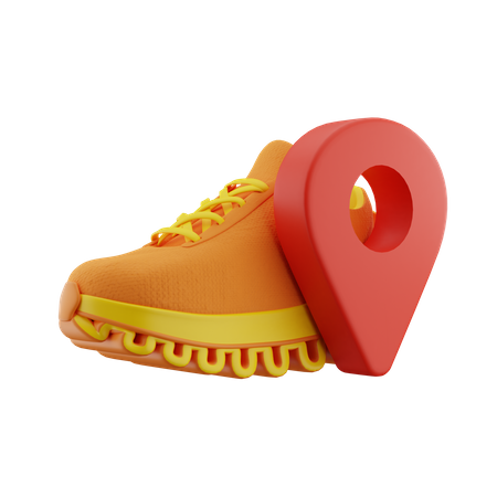 Punto de zapatos  3D Icon