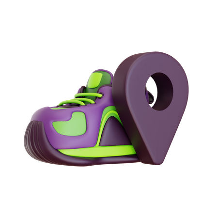 Punto de zapatos  3D Icon