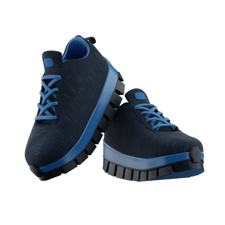 Segundo Estilo De Paquete De Zapatos Zapatos Deportivos Con Ilustracion 3 D Para Hombres 3D Icon