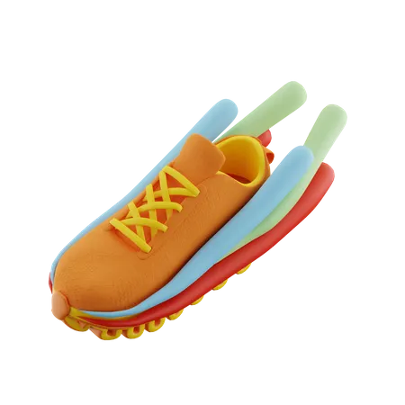 Salpicaduras de zapatos  3D Icon