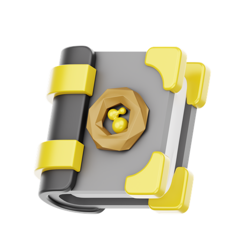 Magisches Buch  3D Icon
