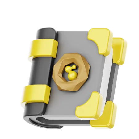 Magisches Buch  3D Icon