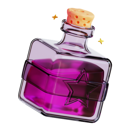 Zaubergiftflasche  3D Icon