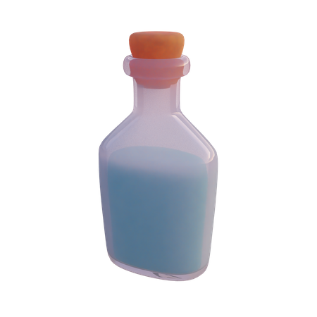 Zaubertrankflasche  3D Illustration