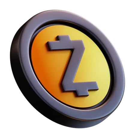3 D Illustration Zcash 3D Icon