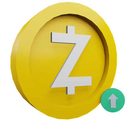 Zcash  3D Icon