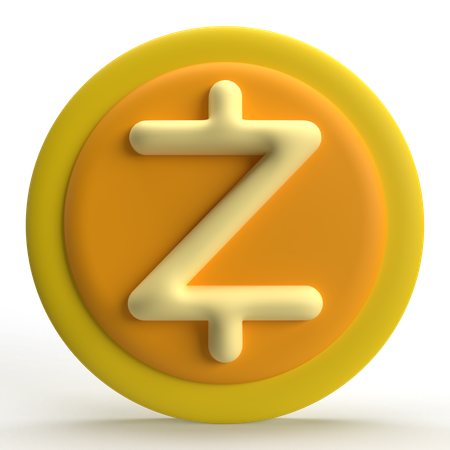 Zcash  3D Icon