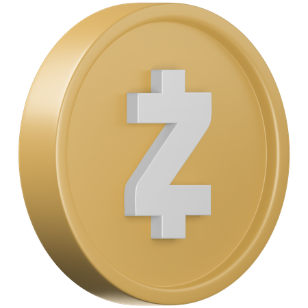 Zcash  3D Icon