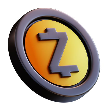 Zcash  3D Icon