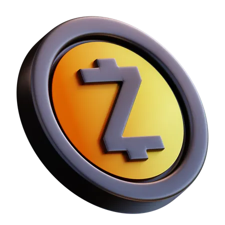 Zcash  3D Icon