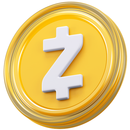 Zcash  3D Icon