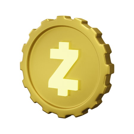 Zcash  3D Icon