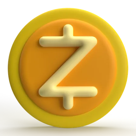 Zcash  3D Icon