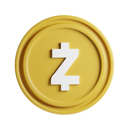 Zcash  3D Icon