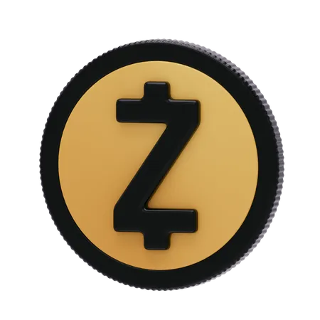 Zcash  3D Icon