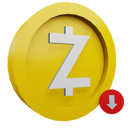 Zcash  3D Icon