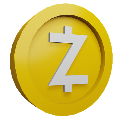 Zcash  3D Icon