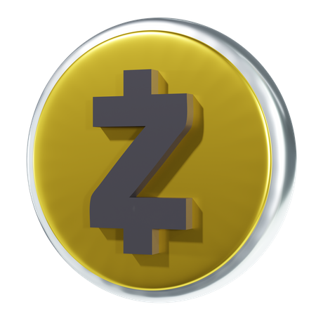 ZCash  3D Icon