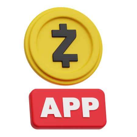 Zcash App  3D Icon