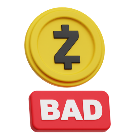 Zcash malo  3D Icon