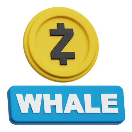 Baleia zcash  3D Icon