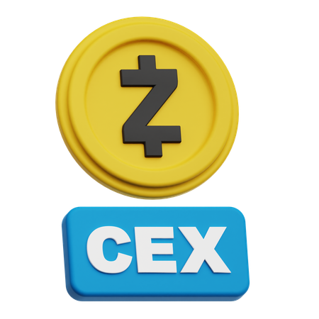 Zcash Cex  3D Icon