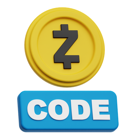 Zcash Code  3D Icon