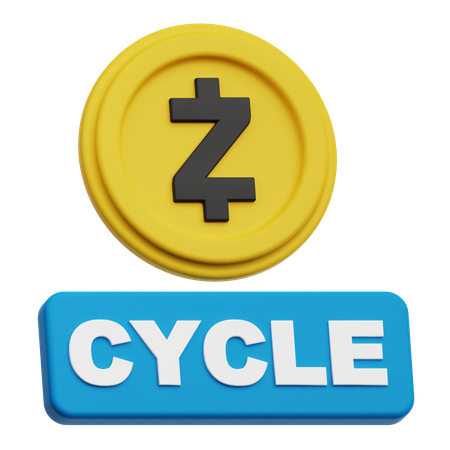 Zcash Cycle  3D Icon