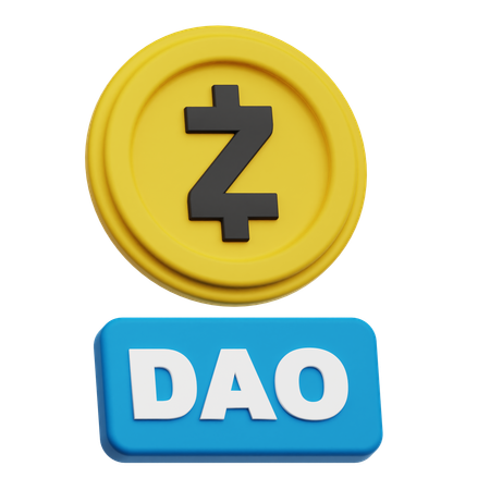Zcash Dao  3D Icon