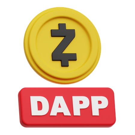 Zcash Dapp  3D Icon
