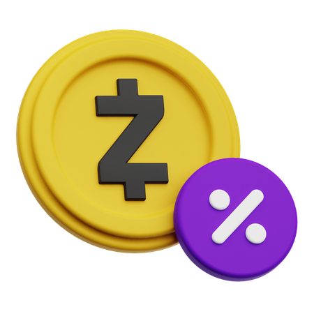 Zcash Discount  3D Icon
