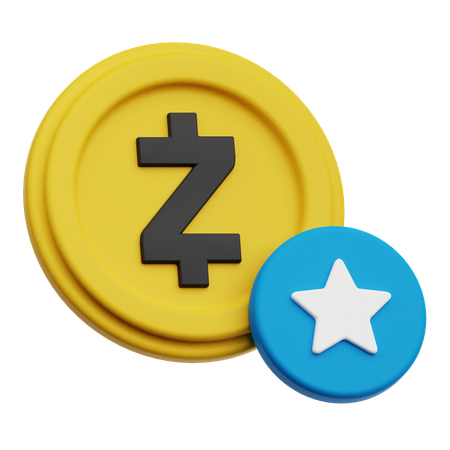 Zcash Favourite  3D Icon