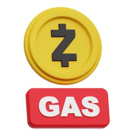Zcash Gas  3D Icon