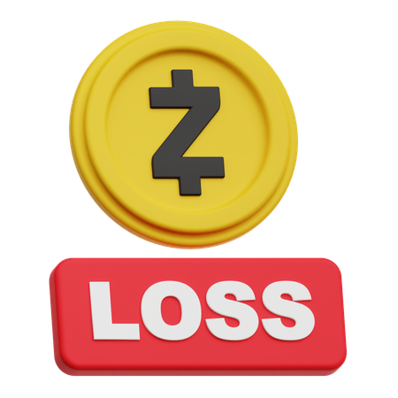 Zcash Loss  3D Icon