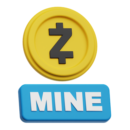 Mina Zcash  3D Icon