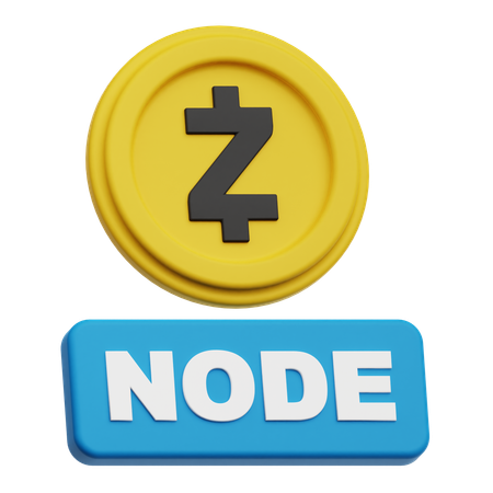 Zcashノード  3D Icon