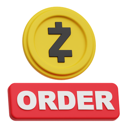 Zcash Order  3D Icon