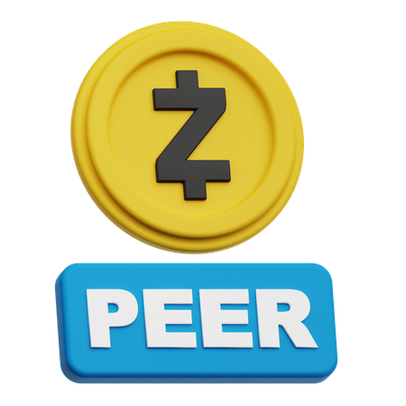 Zcashピア  3D Icon