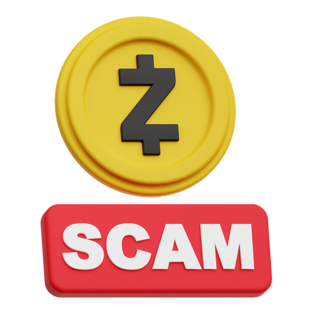 Zcash Scam  3D Icon