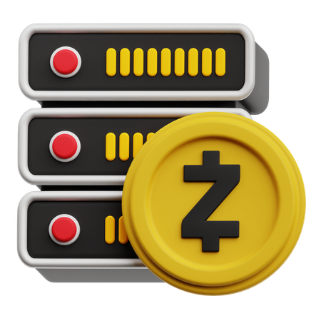 Zcash Server  3D Icon