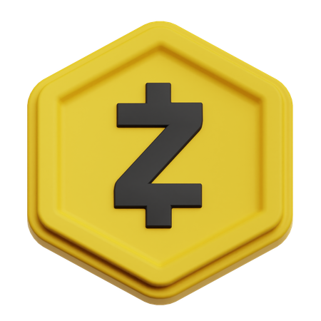 Zcash Token  3D Icon