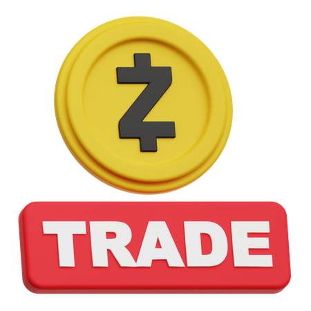 Zcash Trade  3D Icon