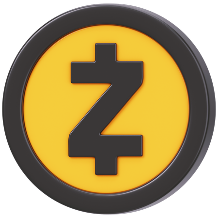 제트캐시(ZEC)  3D Icon