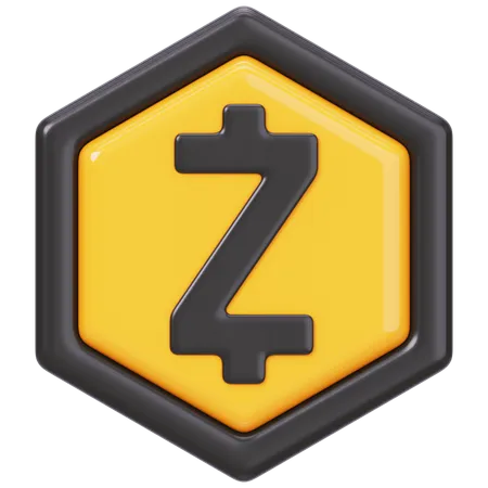 Zcash (ZEC) Badge  3D Icon