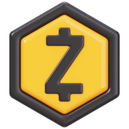 Zcash (ZEC) Badge  3D Icon