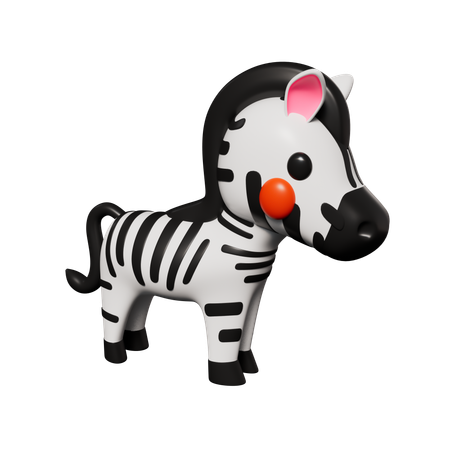 Zebra  3D Icon